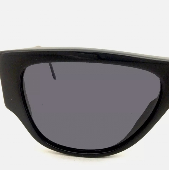 CHANEL 01453 CC LOGO BLACK SUNGLASSES VINTAGE/N2079 - Picture 8 of 10